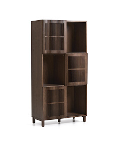 Стеллаж Beyla из ясеня с отделкой под орех