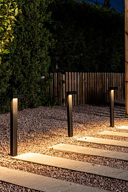 Черная проблесковая лампа Balic H600 2700-3000-4000K