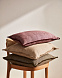 Queta Чехол на подушку из бежевого льна и хлопка 45 x 45 см