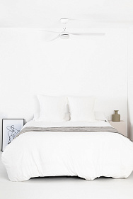 Потолочный вентилятор PUNT Ш1300MM белый 3 PALAS LED 18W TUYA