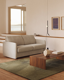 Nuala 3-местный диван-кровать жемчужного цвета, 184 см