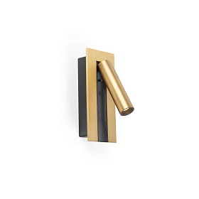 GABO Бра с ридером бронзовое LED 4W 2700K