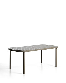 Уличный стол Joncols из алюминия с бежевой отделкой 180 x 90 см