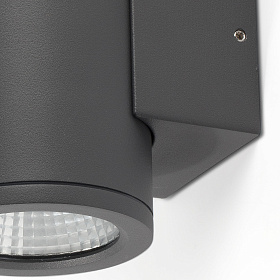 Настенный светильник Tond 2L темно-серый 3000К