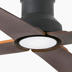 Потолочный вентилятор Winche LED черный/коричневый