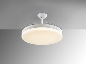 Vento Вентилятор потолочный со светодиодом белый D80/150 DIM