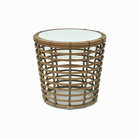 Уличный приставной стол Villa NATURAL RATTAN 
