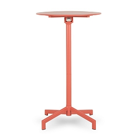 Высокий круглый стол Lianis коралловый