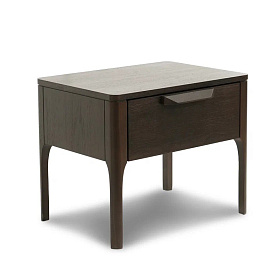 Прикроватная тумбочка RONDA темный орех V36W1