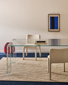 Стол Adularia из прозрачного закаленного стекла 200 x 100 см