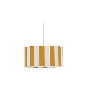 Ciral Абажур потолочного светильника с желтыми и белыми полосками Ø 40