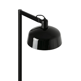 Торшер TATAWIN с абажуром черный металл 1xE27