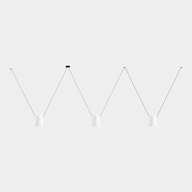 Подвес Attic 3 bodies Conic Shape 2200mm 00-8375-05-14