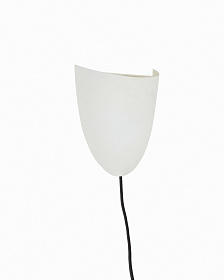 Настенный светильник Nibla из металла с эффектом белой глины