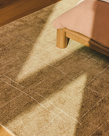 Кровать Arelida из дуба со светло-коричневой отделкой, для матраса 160 x 200 см