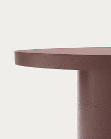 Aiguablava Журнальный столик терракотовый цементный Ø120 см