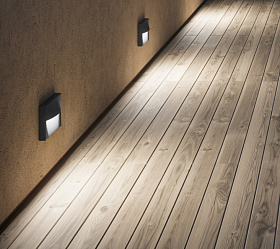 Бра Sam 140mm LED 3.5W SW 2700-3200-4000K ON-OFF Urban grey 269lm