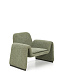 Кресло Melvia из зеленого шенилла