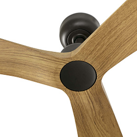 Потолочный вентилятор OUTWOOD L Ш1500MM коричневый/светлый дуб 3 PALAS IP44