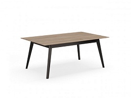 Обеденный стол Blue 180x110 дуб натуральный/черный