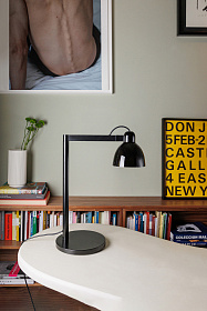 Venice Черная настольная лампа 1xE27