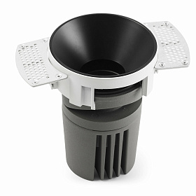 Встраиваемый светильник DEEP 78 R SMARCO черный 60° 2700K CRI90 STRIPY