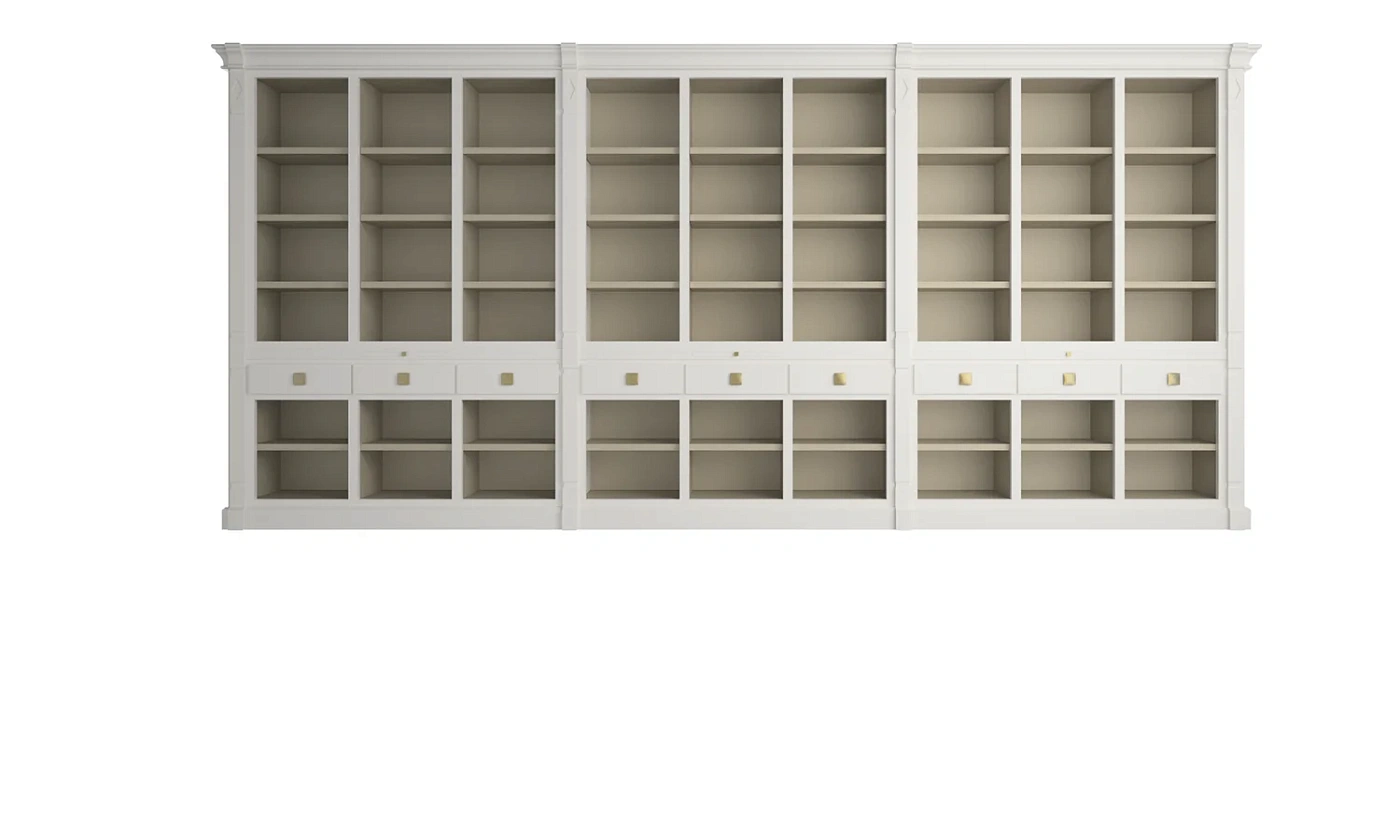 Модульный книжный шкаф Escorial 497 см