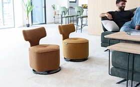 Кресло-пуф Zipi поворотный