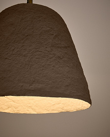 Lisora Подвесной светильник из папье-маше Ø35 см