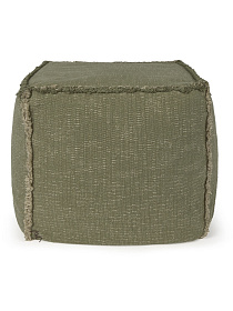 Подушка-пуф Handloom хаки  45*45*45