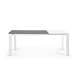 Стол Atta 140 (200) x90 белый керамический