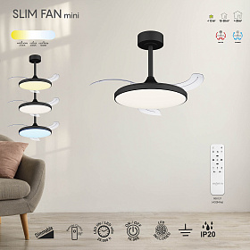 9056 Люстра-вентилятор SLIM FAN mini