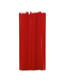 Набор Solvin из 20 красных свечей