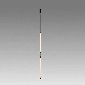 Подвесной светильник LUMINA 600 2L COLGANTE черный LED 24W 2200K