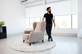 Кресло Oscar на деревянных ножках