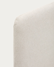 Изголовье Valma из жемчужного шенилла со съемным чехлом для кровати 90 x 200 см