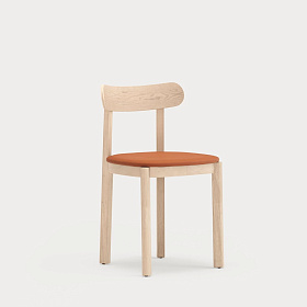Стул Nara натуральный/терракотовый PU