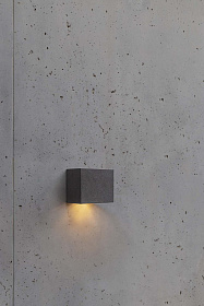 GROT 160 Уличный настенный светильник цементно-серый LED 6W 3000K