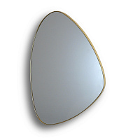 Зеркало треугольное Orio 84х55 золото