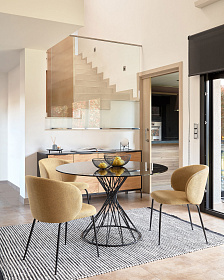 Niut стеклянный обеденный стол Ø 120 cm