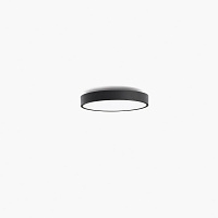 Потолочный светильник DOMIO Ш400 36W черный OPAL 3000K CRI80 CASAMBI