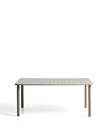 Уличный стол Brai из оцинкованной стали бежевого цвета, 180 x 90 см