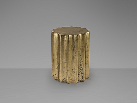 Estriada Приставной столик золотой