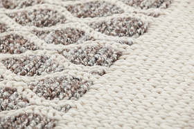 Ковер Mangas Space Rhombus слоновая кость 160x250