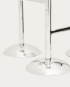 Тройной подсвечник Nirela из нержавеющей стали 22 см