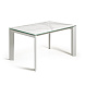 Стол Atta 160 (220) x90 керамика белый