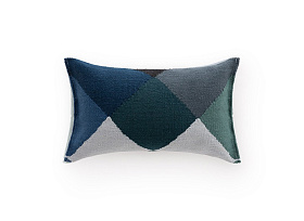 Подушка Diamond синий-зеленый