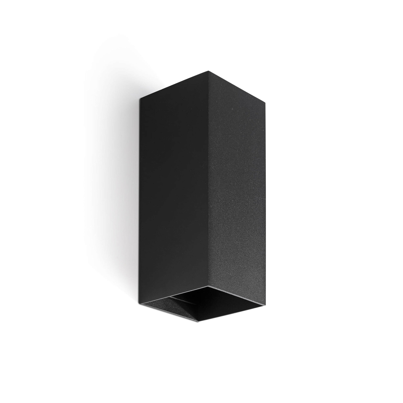 Настенный светильник LUNE квадратный черный 2xGU10