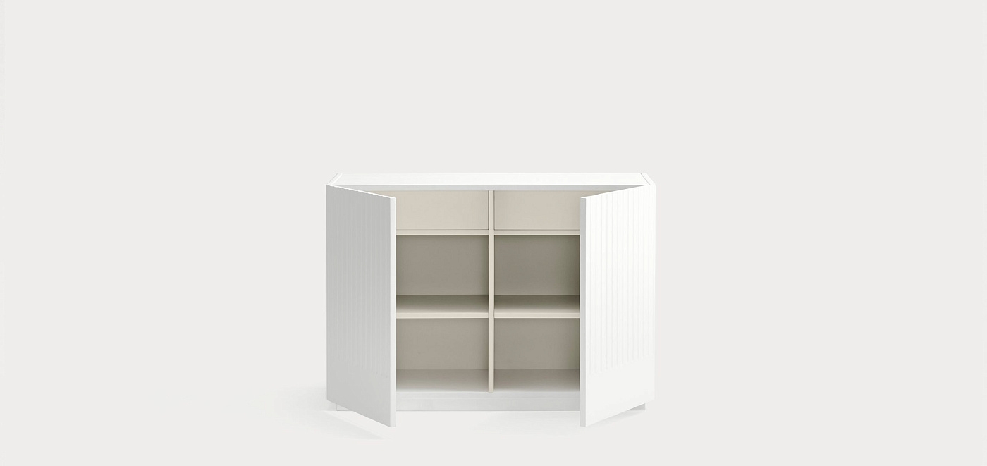 Комод Doric 2D2Dr белый