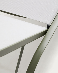 Шезлонг Capraia из зеленого алюминия